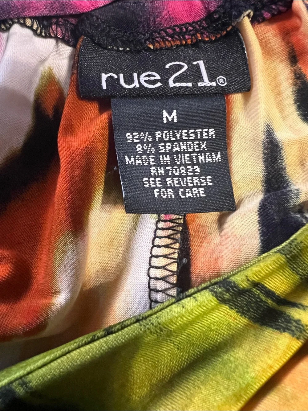 Rue 21 Vibrant  Multi-Color Halter Maxi Dress